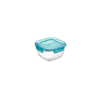 Side view of Frigoverre Evolution 14.25 oz. Square Food Storage Container