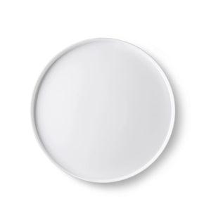 Bormioli Rocco Alta Cucina 10.5" x 0.75" Opal Glass Medium Stacking Plate (Set of 12)