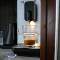 Side view of Barshine 10.5 oz. Stackable Glass Mugs (Set of 12)