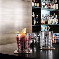 Side view of Bartender 13.25 oz. Este DOF Drinking Glasses (Set of 4)