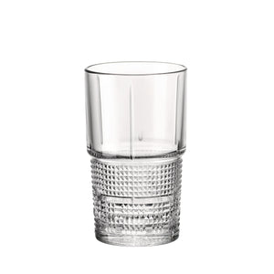 Bormioli Rocco Bartender 13.75 oz. Novecento Hi-Ball Stackable Drinking Glasses