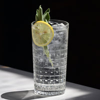 Side view of Bartender 16.5 oz. Este Cooler Drinking Glasses (Set of 4)