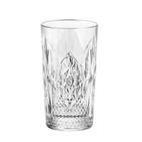 Side view of Bartender 16.5 oz. Stone Cooler Drinking Glasses (Set of 4)