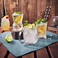 Side view of Bartender 12.25 oz. Julep Cocktail Glasses (Set of 6)