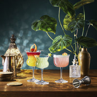 Side view of Bloom 9.5 oz. Fizz Cocktail Glasses (Set of 6)