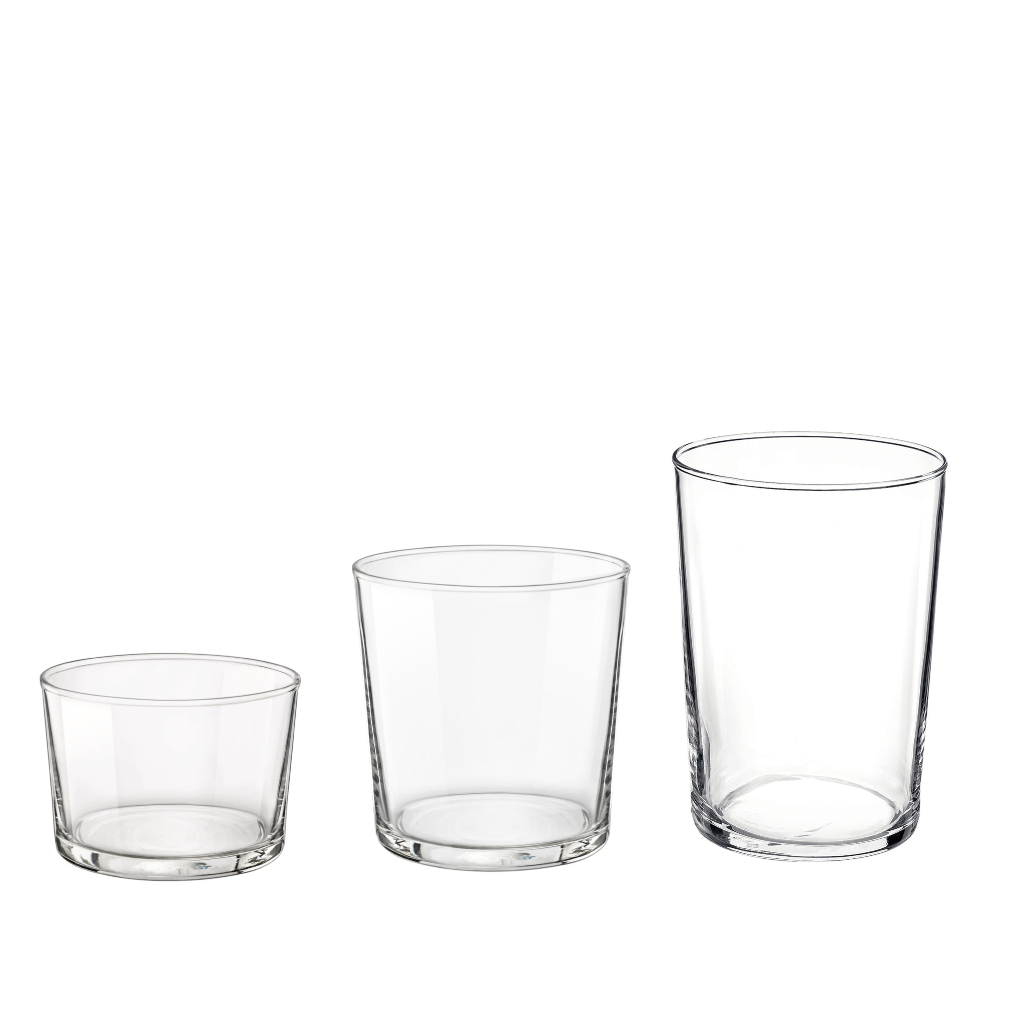 Bormioli Rocco Bodega Assorted Drinking Glasses (Set of 18)