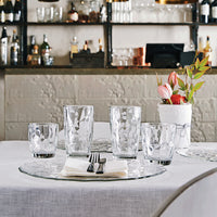 Side view of Diamond 16 oz. Cooler Drinking Glasses