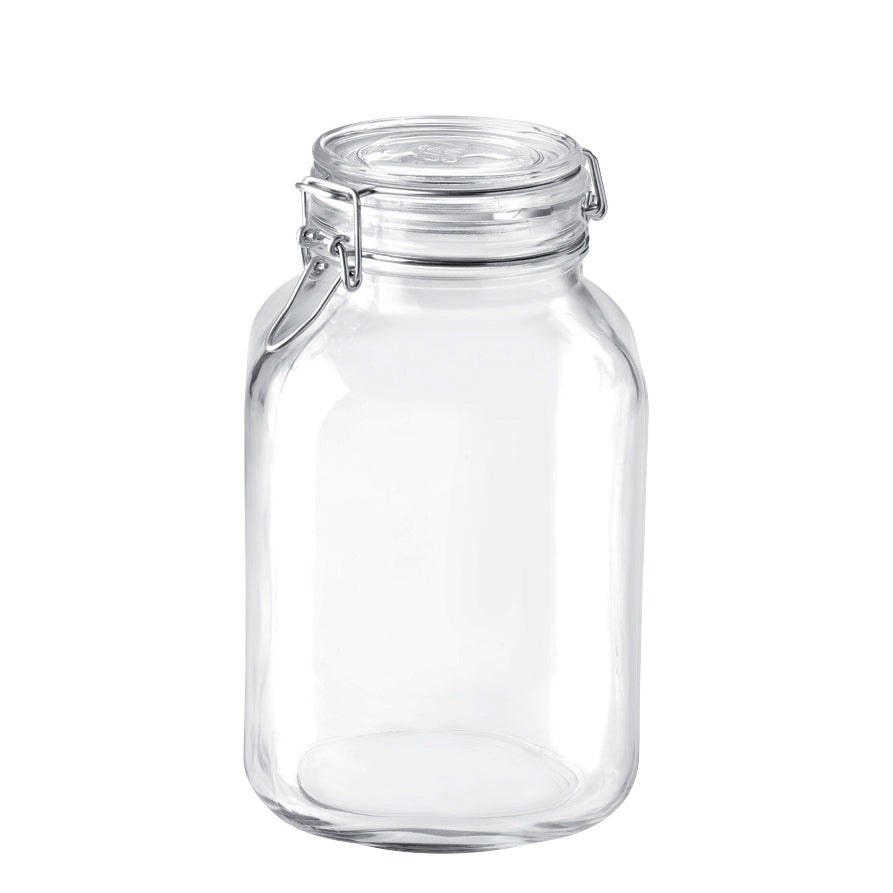 Bormioli Rocco Fido 101.5 oz. Food Jar, Clear (Set of 6)