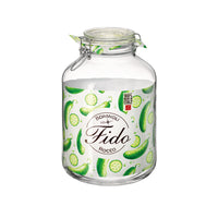 Side view of Fido 169 oz. Food & Canning Jar, Clear