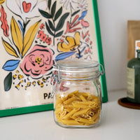 Side view of Fido 25.25 oz. Food & Canning Jar, Clear (Set of 12)