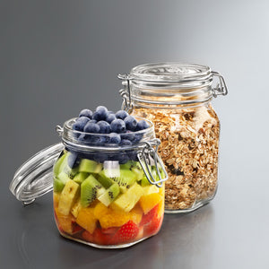 Bormioli Rocco Fido 33.75 oz. Food Jar, Clear (Set of 12)