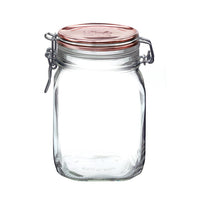 Side view of Fido 33.75 oz. Food Jar, Copper Top (Set of 6)