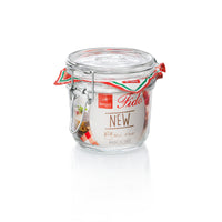 Side view of Fido Cylinder 11.75 oz. Food & Canning Jar, Clear (Set of 12)
