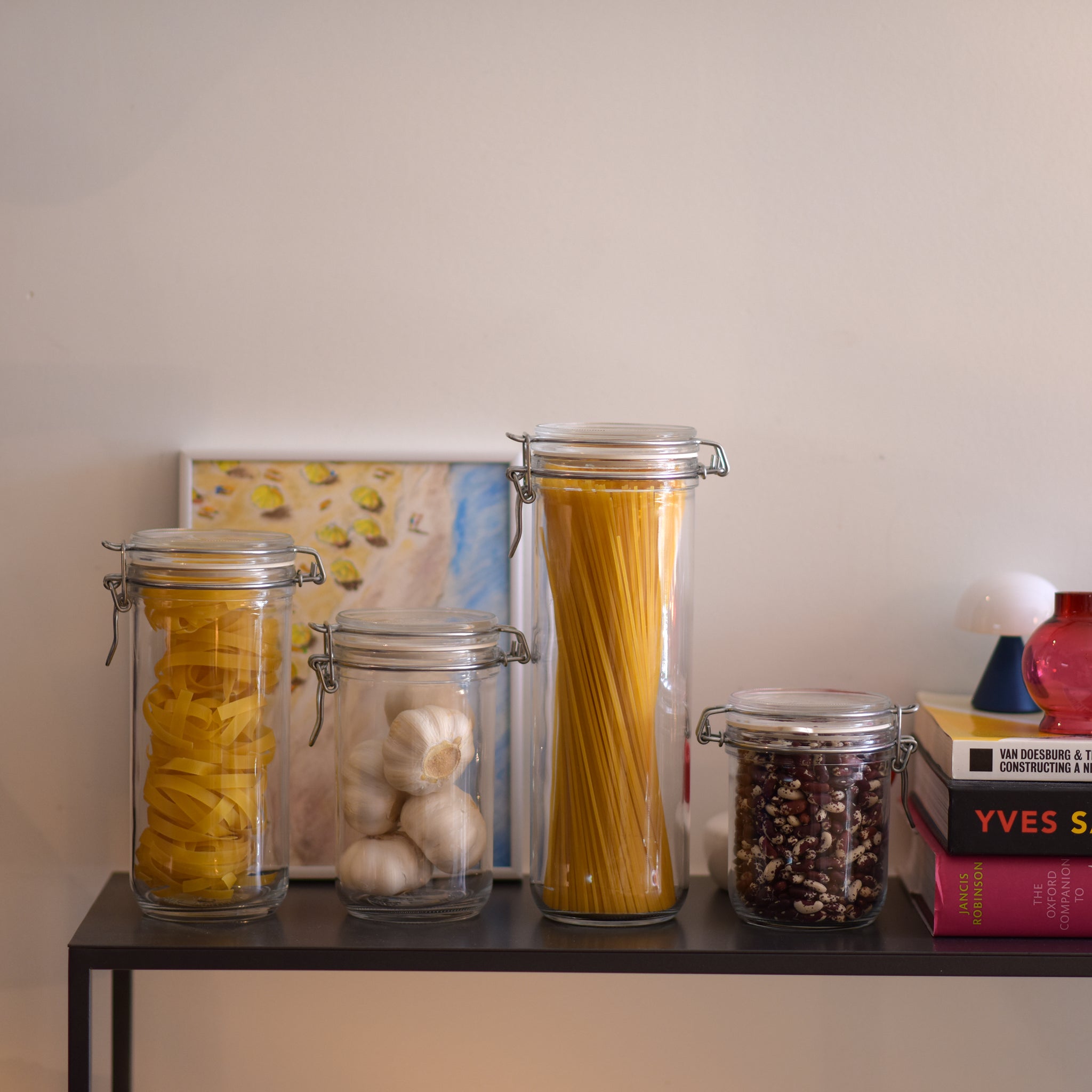 Bormioli Rocco Fido Cylinder 25.25 oz. Food Jar, Clear (Set of 6)