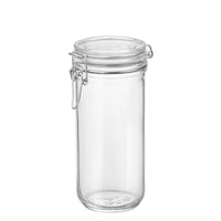 Side view of Fido Cylinder 33.75 oz. Food & Canning Jar, Clear