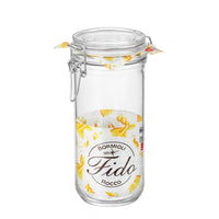 Side view of Fido Cylinder 33.75 oz. Food & Canning Jar, Clear
