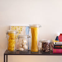Side view of Fido Cylinder 33.75 oz. Food & Canning Jar, Clear