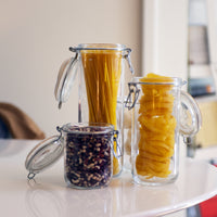 Side view of Fido Cylinder 33.75 oz. Food & Canning Jar, Clear
