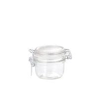 Side view of Fido Cylinder 4.25 oz. Food & Canning Jar, Clear