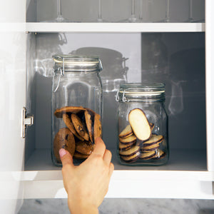 Bormioli Rocco Fido 50.75 oz. Food Jar, Clear (Set of 12)