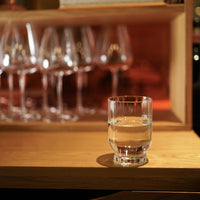 Side view of Florian 12.6 oz. DOF Drinking Glasses (Set of 4)