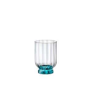 Bormioli Rocco Florian 12.6 oz. DOF Drinking Glasses, Lucent Blue (Set of 4)