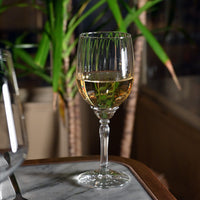 Side view of Florian 12.8 oz. White Wine / Spritz Glasses (Set of 4)