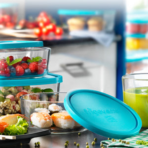 Bormioli Rocco Frigoverre 10.25 oz. Round Food Storage Container (Set of 12)