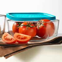 Side view of Frigoverre 13.5 oz. Rectangle Food Storage Container (Set of 12)