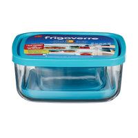 Side view of Frigoverre 3pc Square Food Storage Container Set (3-Cup, 7-Cup, & 12-Cup)