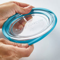 Side view of Frigoverre Future 17.25 oz. Round Food Storage Container (Set of 12)
