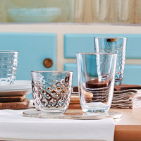 Side view of Glit 10 oz. Water Drinking Glasses (Set of 6)