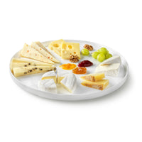 Side view of Alta Cucina Opal Glass Serving Plates Set (Set of 3)