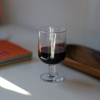 Side view of Hosteria 11.75 oz. Goblet Stackable Wine Glasses (Set of 6)