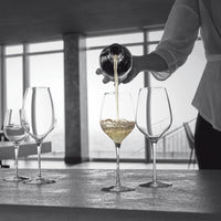 Side view of InAlto Tre Sensi 14.5 oz. Medium Wine Glasses (Set of 6)