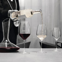 Side view of InAlto Tre Sensi 18.5 oz. Large Red Wine Glasses (Set of 6)