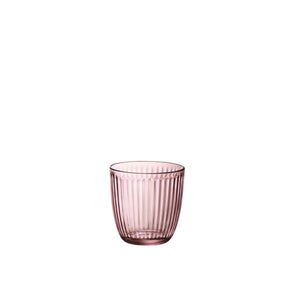 Bormioli Rocco Line 9.75 oz. Water Drinking Glasses, Lilac Rose (Set of 12)