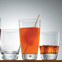 Side view of Luna 15.25 oz. Cooler Drinking Glasses (Set of 4)
