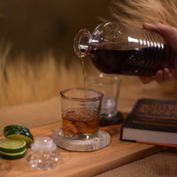 Side view of Officina 1825 33.75 oz. Whiskey Decanter (1 piece)