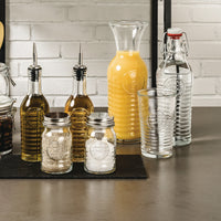 Side view of Officina 1825 37.25 oz. Swing Top Bottle (Set of 6)