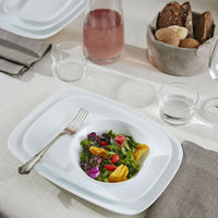 Side view of Parma 5.5" Small Opal Glass Bowl (Set of 24)