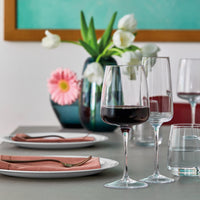 Side view of Planeo 16 oz. Red Wine Glasses (Set of 4)