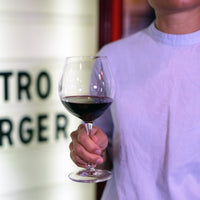 Side view of Premium 22.75 oz. No.4 Nebbiolo Red Wine Glasses (Set of 6)