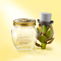 Side view of Quattro Stagioni 10.25 oz. Amphora Canning Jar (Set of 12)