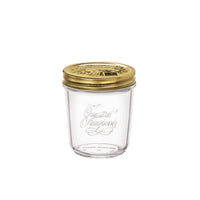 Side view of Quattro Stagioni 10.75 oz. Canning Jar Wide Mouth (Set of 4)