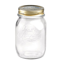 Side view of Quattro Stagioni 17 oz. Canning Jar (Set of 4)