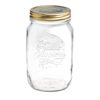 Side view of Quattro Stagioni 33.75 oz. Canning Jar (Set of 3)