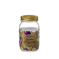 Side view of Quattro Stagioni 33.75 oz. Canning Jar (Set of 3)