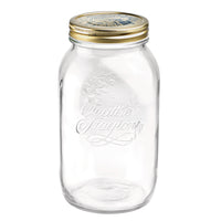 Side view of Quattro Stagioni 50.75 oz. Canning Jar (Set of 6)