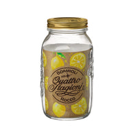 Side view of Quattro Stagioni 50.75 oz. Canning Jar (Set of 6)
